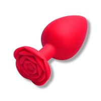 X-CITE SMALL SILICONE PLUG ROSE RED